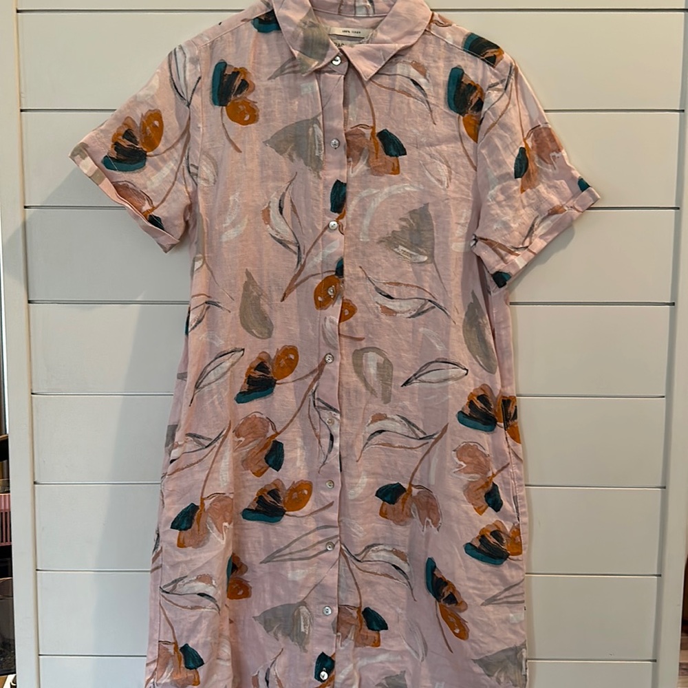 Rachel Zoe 100% linen dress size small